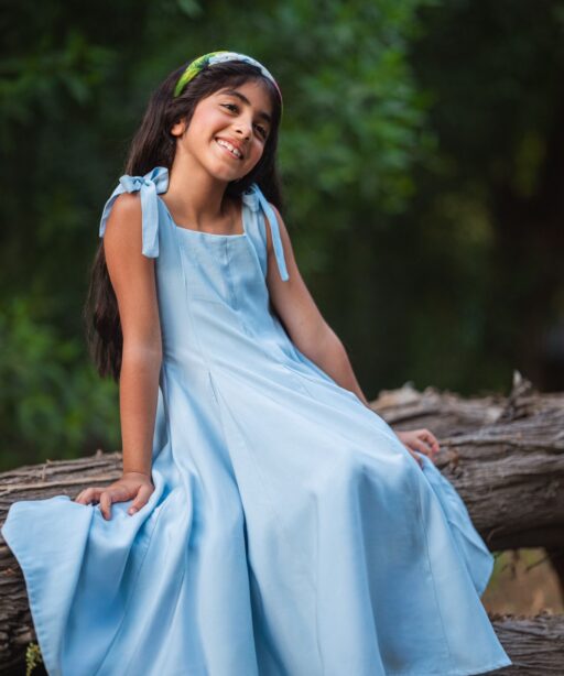 Blue dress