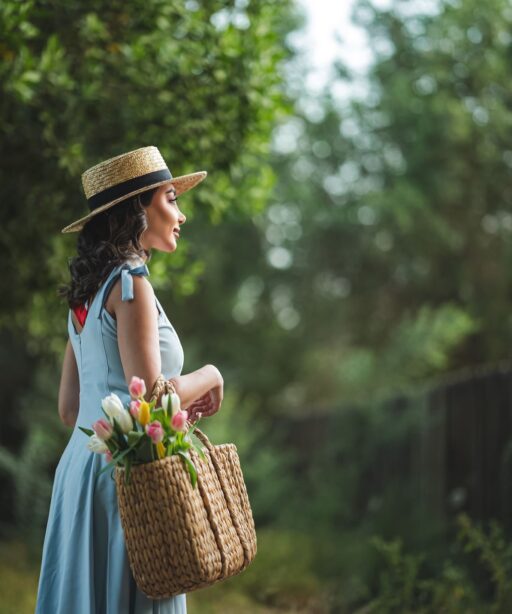 Blue dress for adult